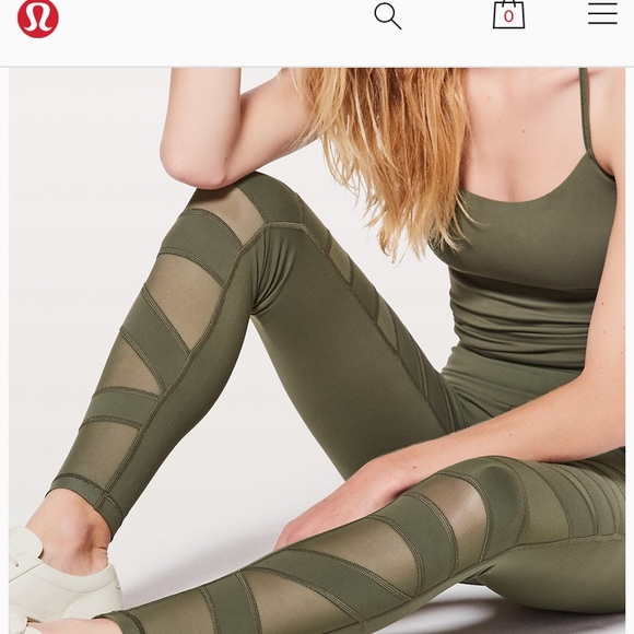 lululemon athletica Pants - Lululemon Wunder Under High Rise mesh tech